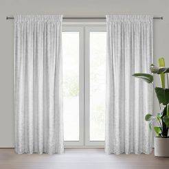 Zasłona gotowa AVENA 135x270 Eurofirany biały