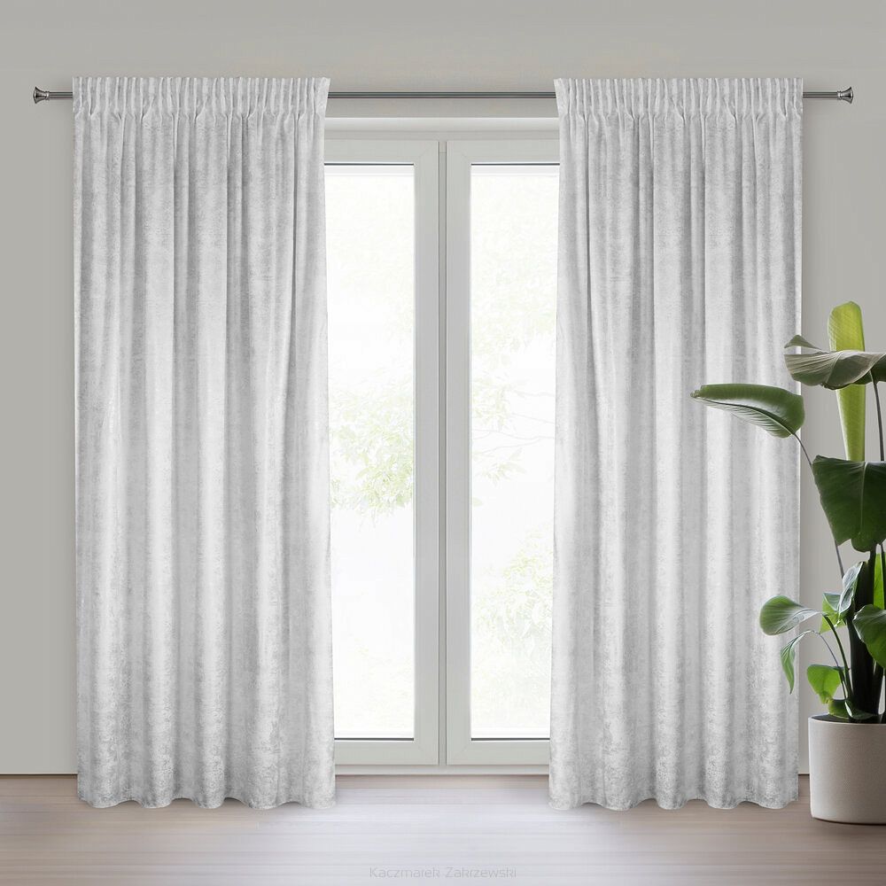 Zasłona gotowa AVENA 135x270 Eurofirany biały