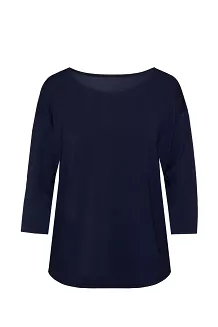 Bluzka damska oversize Camille granatowa