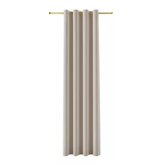 Zasłona gotowa na przelotkach BLACKOUT VELVET 140x230 ciepły jasny szary