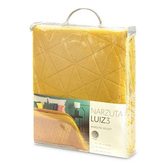 Narzuta dekoracyjna LUIZ 170x210 musztardowy