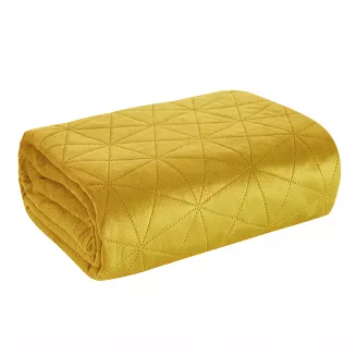 Narzuta dekoracyjna LUIZ 170x210 musztardowy