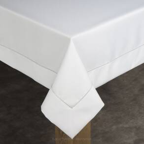 Obrus dekoracyjny MADELE 140x200 Eurofirany biały + pudełko