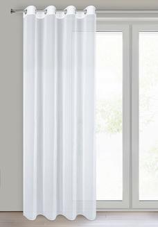 Firana gotowa na przelotkach ARLETA Eurofirany biały