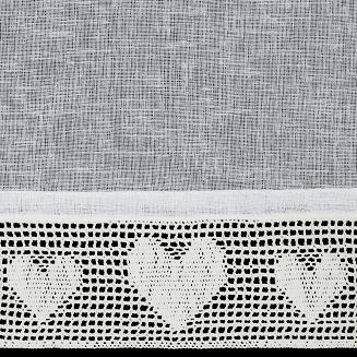 Firana gotowa na taśmie GAJA 130x50 Eurofirany kremowy