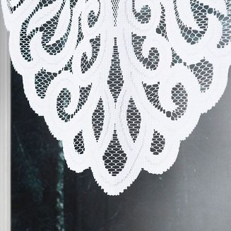 Firanka żakardowa gotowa na żabki RENATA 250x120 biała