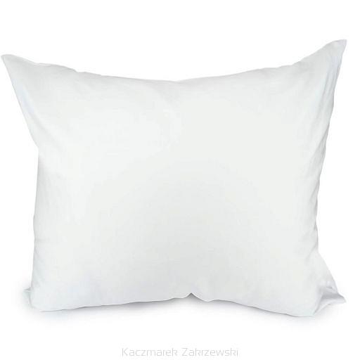Poszewka satyna bawełniana 50x70 biała