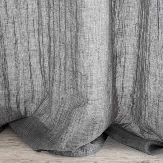 Zasłona gotowa na przelotkach ZUHAL 140x250 Eurofirany szary