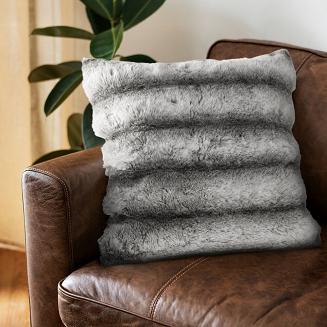 Poszewka dekoracyjna LUCY 45x45 Eurofirany stalowy