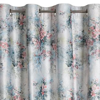 Zasłona gotowa na przelotkach MARISA 140x250 Eurofirany zielony