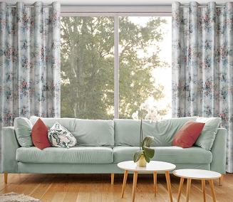 Zasłona gotowa na przelotkach MARISA 140x250 Eurofirany zielony