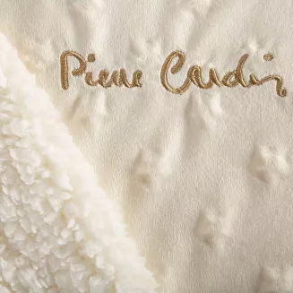 Koc Pierre Cardin BABY4 80x110 Pierre Cardin Eurofirany beżowy biały gwiazdki miś