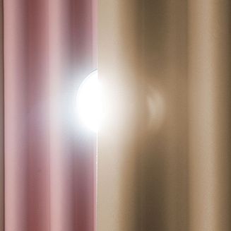 Zasłona gotowa typu blackout na przelotkach DONA 140x 250 jasny chłodny beż
