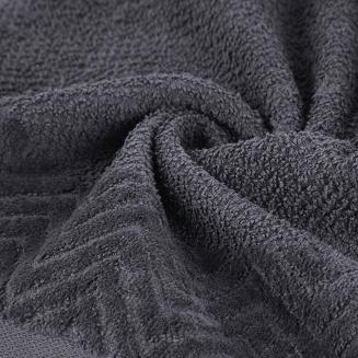 Ręcznik bawełniany LOREN 30x50 Eurofirany grafitowy