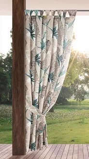 Zasłona gotowa na szelkach GARDEN 155x260 Eurofirany beżowy