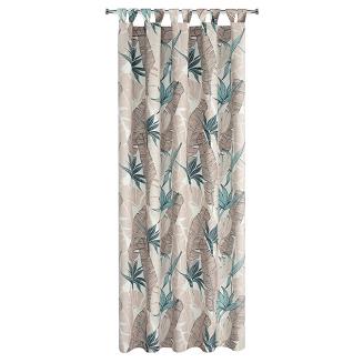 Zasłona gotowa na szelkach GARDEN 155x260 Eurofirany beżowy