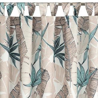 Zasłona gotowa na szelkach GARDEN 155x260 Eurofirany beżowy