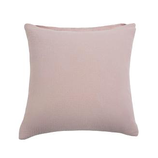 Poszewka bawełniana muślinowa 40x40 pudrowa