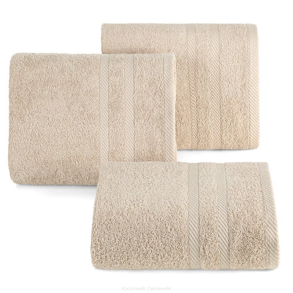 Ręcznik bawełniany MILO 50x90 Eurofirany beżowy