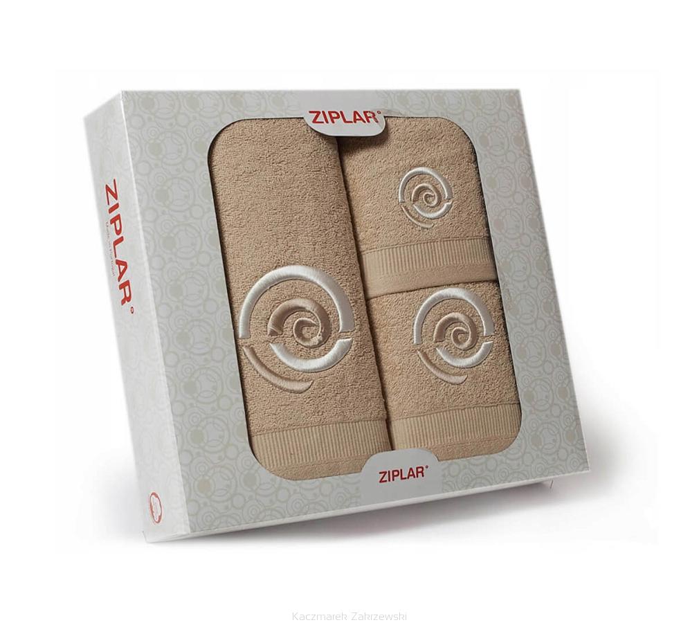 KOMPLET ręczników 3 szt. ZIPLAR beż