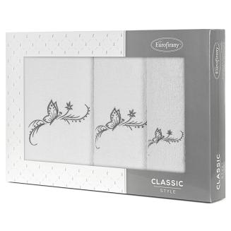 Komplet ręczników 3 cz. FAIRY 30x50 Eurofirany biały