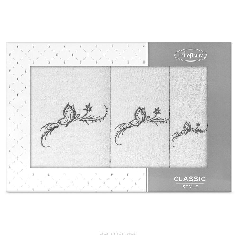 Komplet ręczników 3 cz. FAIRY 30x50 Eurofirany biały