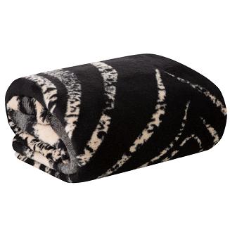 Koc narzuta AKRYL 220x240 Eurofirany beżowy/czarny