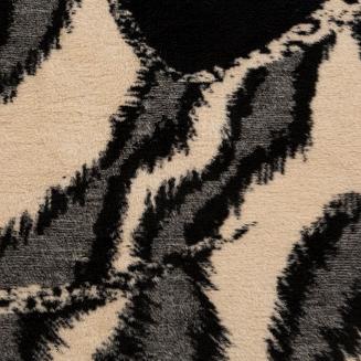 Koc narzuta AKRYL 220x240 Eurofirany beżowy/czarny