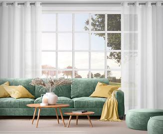 Firana gotowa na przelotkach MARGO 140x250 Eurofirany biały