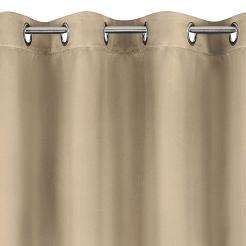 Zasłona gotowa na przelotkach NERISA 140x250 Eurofirany beżowy