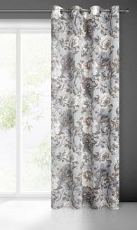 Zasłona gotowa na przelotkach SANDRA 140x250 Eurofirany biały