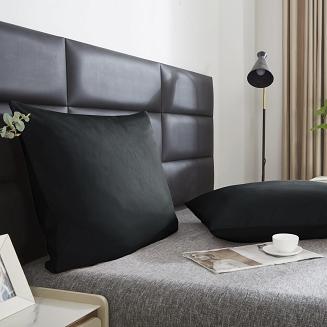 Poszewka satyna bawełniana SIN 70x80 czarna