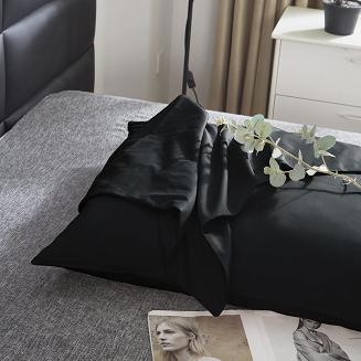 Poszewka satyna bawełniana SIN 70x80 czarna