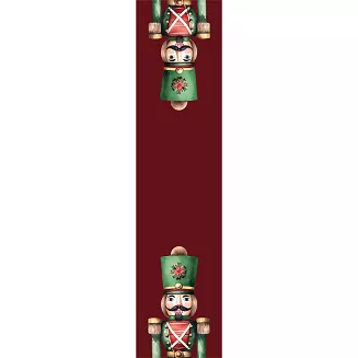 DZIADKI DO ORZECHÓW Bieżnik NINA WODOODPORNA, 38x160cm, kolor 003 czerwony  PBN279/KSP/C03/038160/1