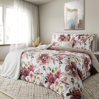 Pościel satynowa SPRING 220x200 Eurofirany biały