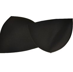 Piankowe wkładki bikini Push-Up WS-18 czarne