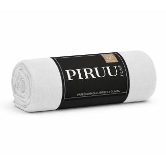 Prześcieradło jersey z gumką 120x200 białe