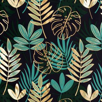 Zasłona gotowa na przelotkach MALTA 140x250 Eurofirany ciemnozielony