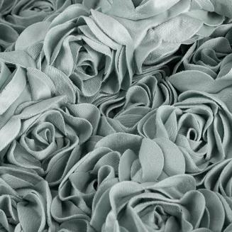 Zasłona gotowa na taśmie ROSES 140x270 Eva Minge Eurofirany miętowy