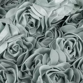 Zasłona gotowa na taśmie ROSES 140x270 Eva Minge Eurofirany miętowy