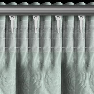 Zasłona gotowa na taśmie ROSES 140x270 Eva Minge Eurofirany miętowy