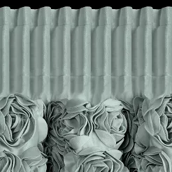 Zasłona gotowa na taśmie ROSES 140x270 Eva Minge Eurofirany miętowy