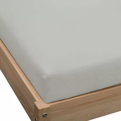 Prześcieradło jersey z gumką 120x200 szary