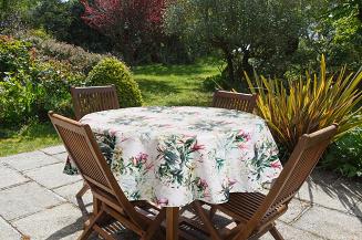 Obrus dekoracyjny GARDEN 150x150 Eurofirany biały