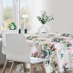 Obrus dekoracyjny GARDEN 150x150 Eurofirany biały