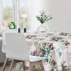 Obrus dekoracyjny GARDEN 150x150 Eurofirany biały