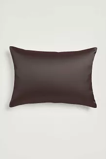 Jedwabna poszewka na poduszkę 40x40 jedwab morwowy czekoladowa