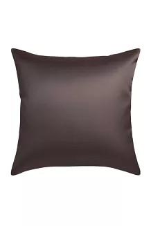 Jedwabna poszewka na poduszkę 40x40 jedwab morwowy czekoladowa