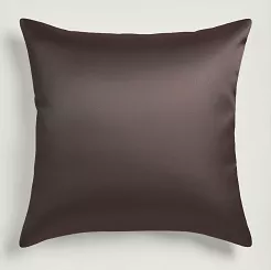 Jedwabna poszewka na poduszkę 40x40 jedwab morwowy czekoladowa