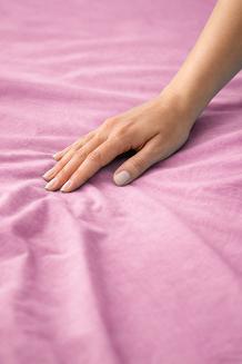 Prześcieradło bawełniane bez gumki 180x200 noris jasnoróżowe